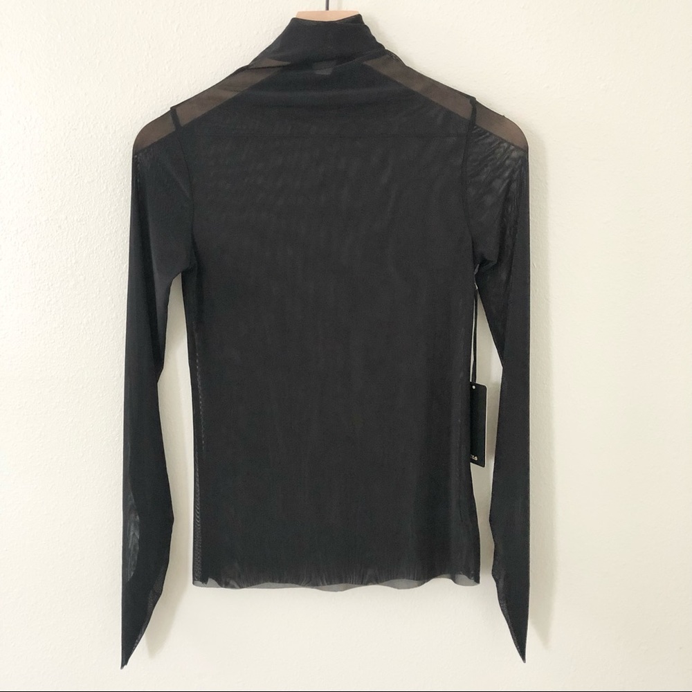 NWT Shinestar Sheer Top - Picture 2 of 7
